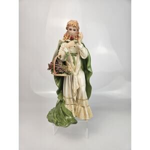 Franklin Mint The Rose Of Tralee Ann O'Connor Musical Figurine Numbered